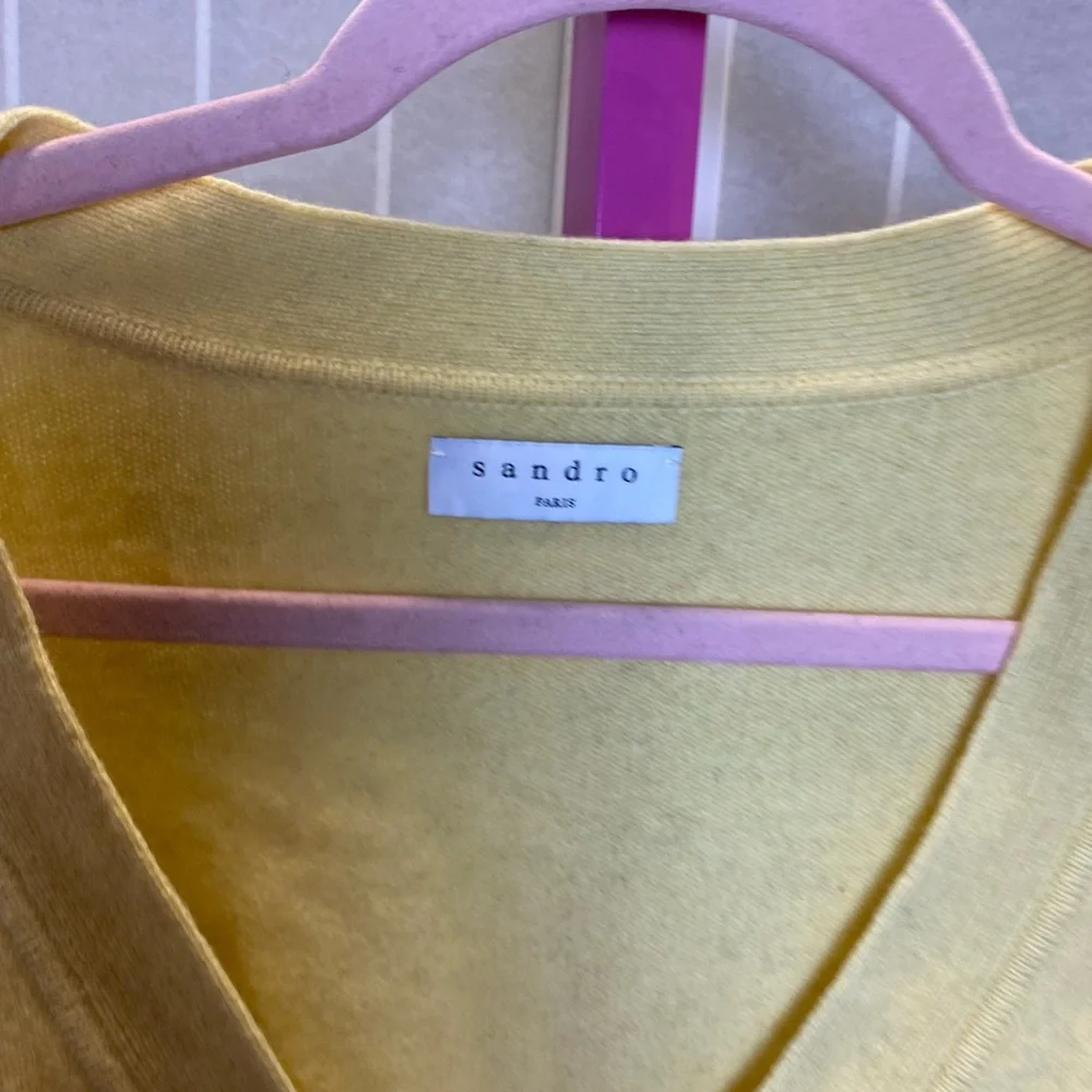 SANDRO
Happy Balloon-Sleeved Wool Cardigan - Light
Yellow - Picture 9 of 11